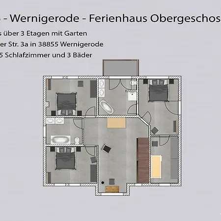 Auszeit-im-harz Haus 6 Feriehus Wernigerode